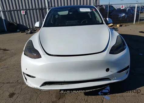 2020 Tesla Model Y Long Range Dual Motor All-Wheel Drive from USA, damaged, VIN 5YJYGDEE1LF056089